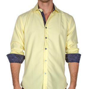 New BC Collection Solid Modern Fit Shirt Size S